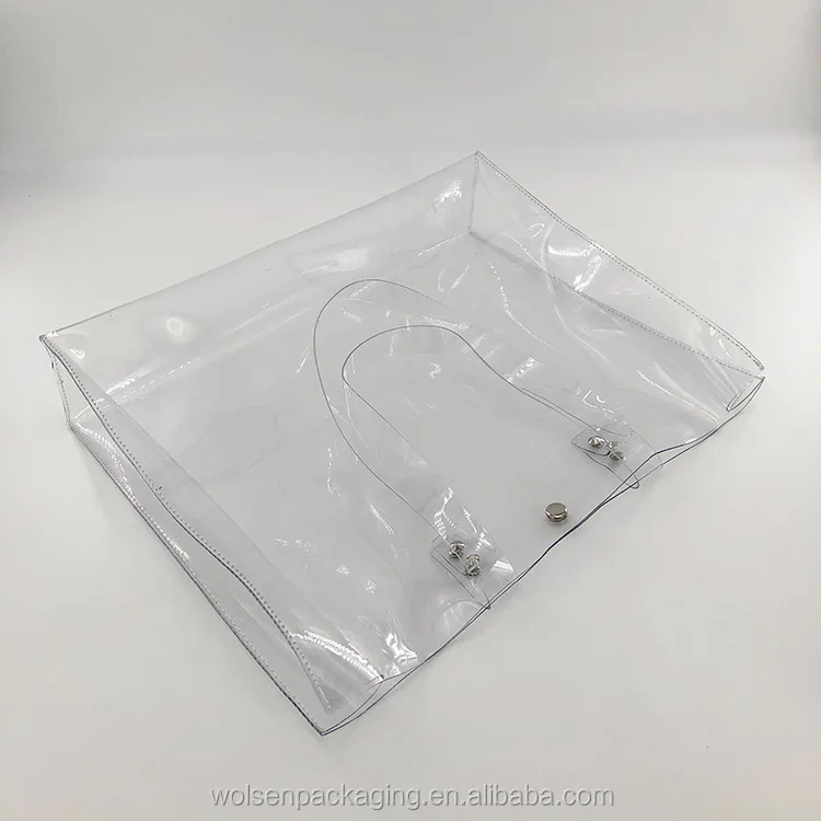 2018 China Pvc Bag,Clear Pvc Plastic Bag With Snap Button,Pvc Cosmetic ...