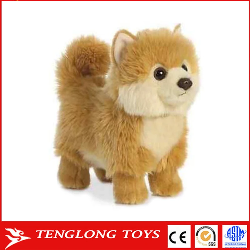 stuffed pomeranian dog