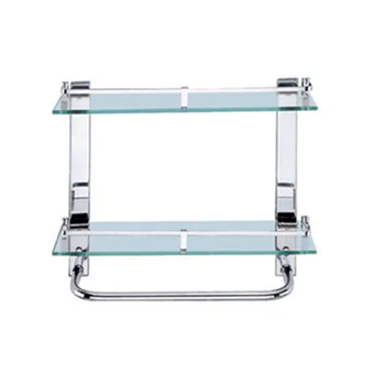 Sanitary Ware Stainless Steel Bathroom Corner Glass Shelf View Bathroom Corner Glass Shelf Ovs Product Details From Foshan Ovs Sanitary Ware Co Ltd On Alibaba Com
