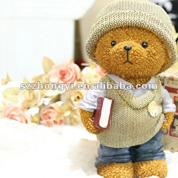 teddy bear figurines