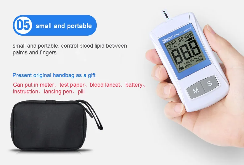 On Call Ultra Cholesterol Electronic Testing Equipment Blood Fat Sns-Brigh10