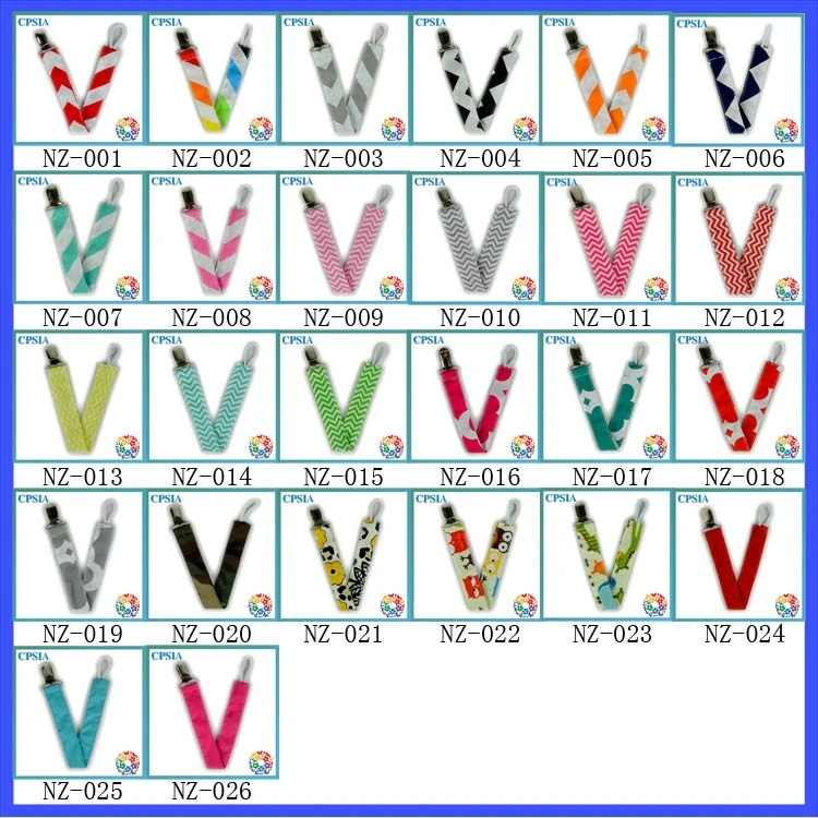 Plastic Pacifier Holder Clip Light Purple Lavender Curly Baby Ribbon