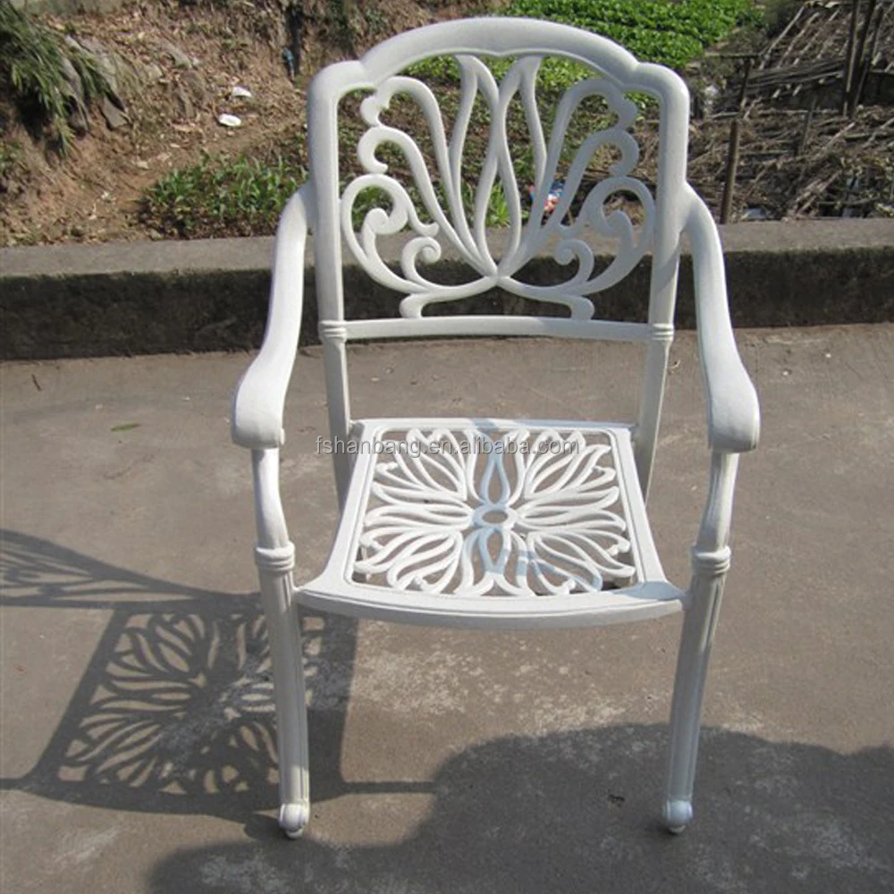 White Metal Outdoor Dining Chairs To ensure a fine