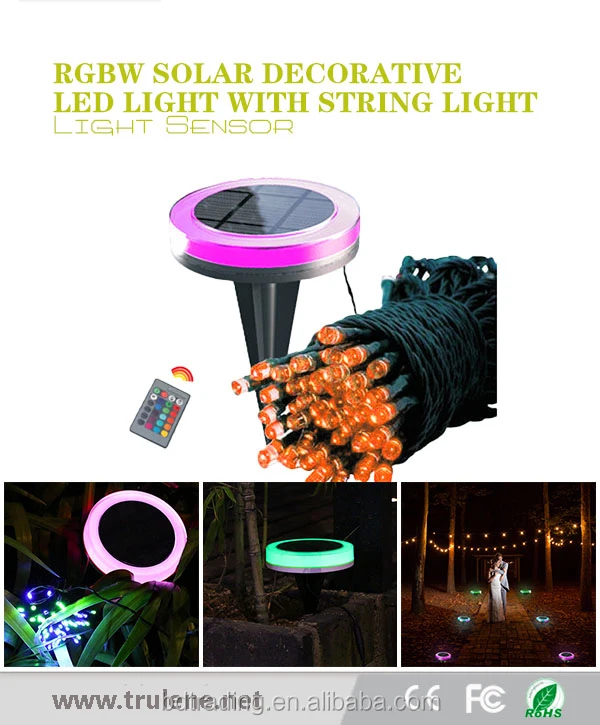 IP65 water proof outdoor garden patio landscape decoration led string solar lawn light led solar garden light