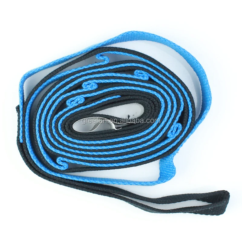 Stretch Bands Yoga Sports Exercise Band Stretching Strap With Loops,Wholesale Yoga Strap For