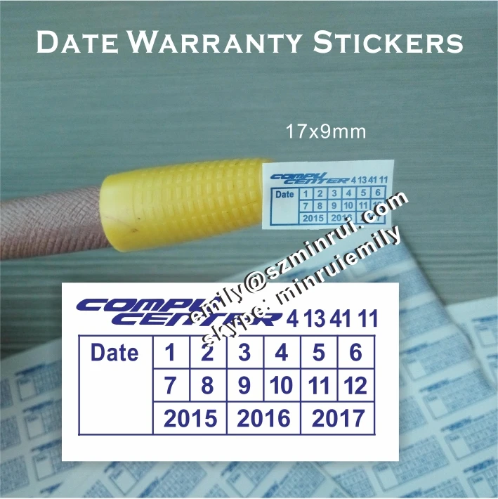 Custom Self Destruct Warranty Screw Labels,custom Fragile Date Warranty 