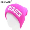 CLIMATE Men Women Winter Warm Beanie Hat Justin Bieber Fans Purpose Tour Warm Soft Knitted Beanies Cap Hat For Men Youth Women