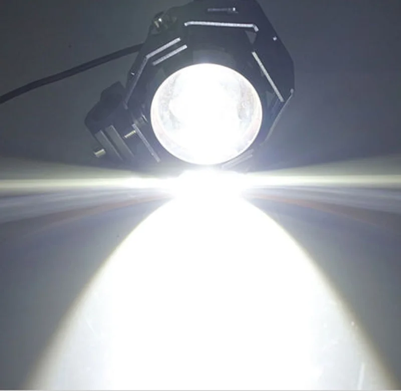 Motorcycle spare parts rtd motorcycle lights universal 30w fog lamp led U5 motorcycle led driving fog head spotlight