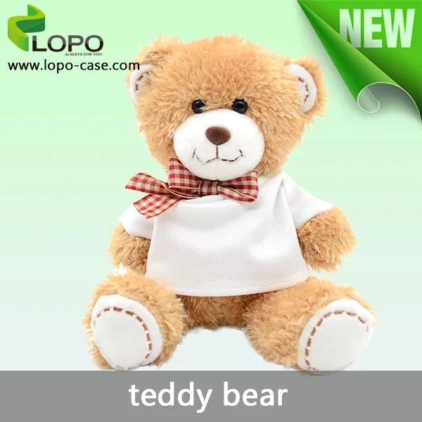 teddy bear with blank t shirt