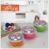 Perfect for prepping, serving and storing Plastic outer/Stainless Steel inner Fresh bowl with air tight lids