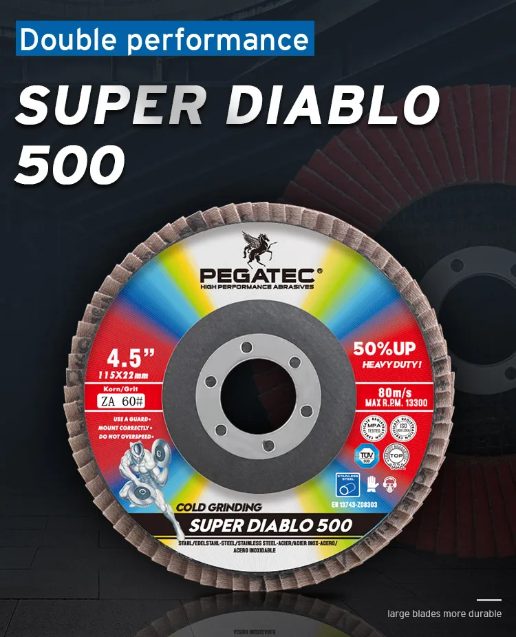 4.5'' 115x22 Ceramic Flap Disc Manufacturers Buy Flap Wheel