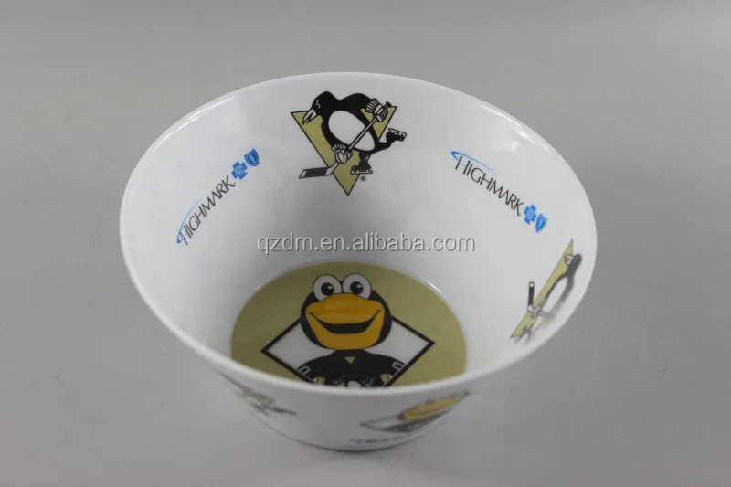 Inside and out side Printing Melamine salad bowl 6inch