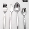 High quality high mirror polish stainless steel cutlery set for airlines with special knife handle