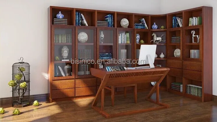 Zuidoost azië serie meubels boekenkast, massief hout boekenkast ... Boekenkast woonkamer bookshelves