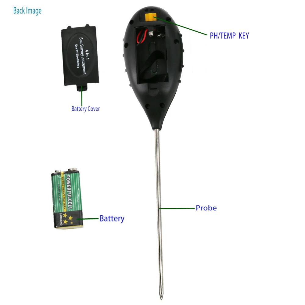 Garden Soil Temperature Humidity Sensor For Agriculture Digital Soil