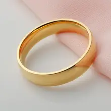 2 Colors Top Quality Silver Ring for Men Real Gold Plated Wedding Jewelry Band Rings for Women