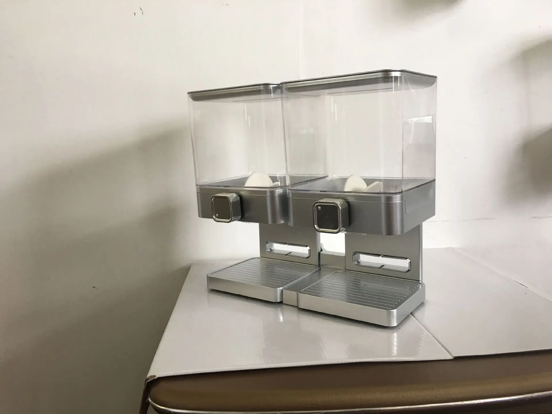 Square Dry Food Cereal Dispenser