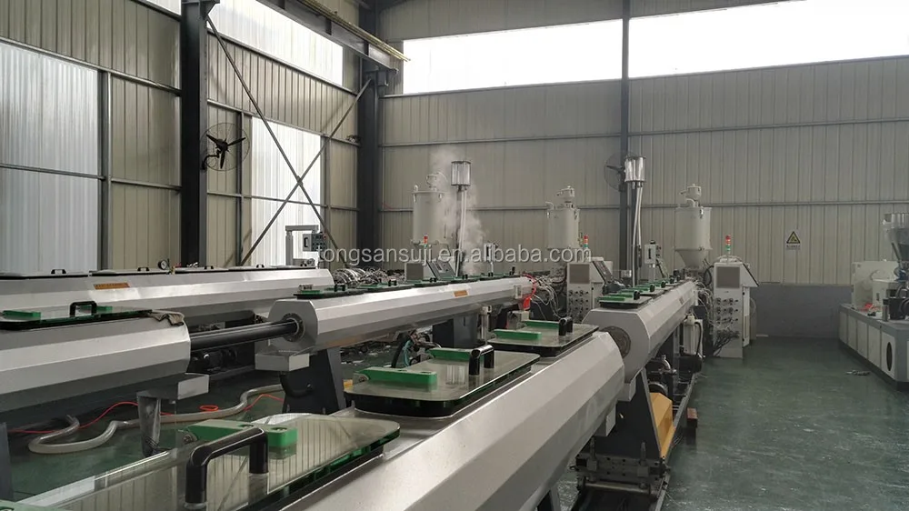 Plastic HDPE Pipe Extrusion Machine 20-630mm Diameter