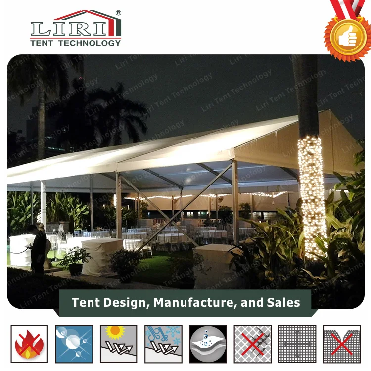 fire retardant marquee catering party tent for outdoor event