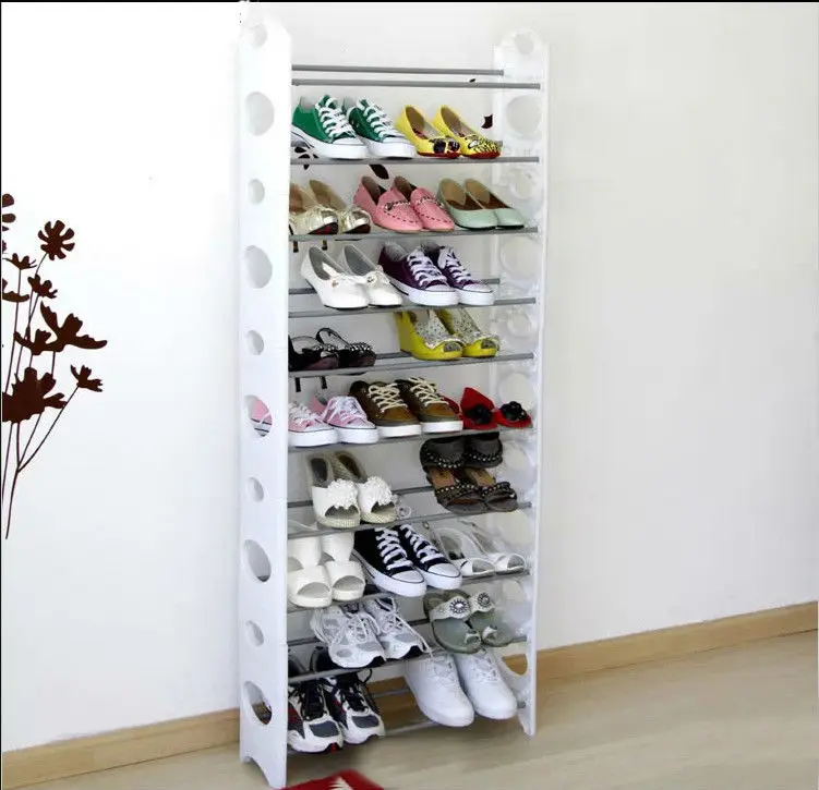 New 30 Pair Free Standing White Shoe Rack Storage Organizer Closet Home Garage Buy Rak Sepatu Sepatu Rak Penyimpanan Organizer 30 Pasang Gratis Berdiri Putih Sepatu Rak Penyimpanan Organizer Product On Alibaba Com