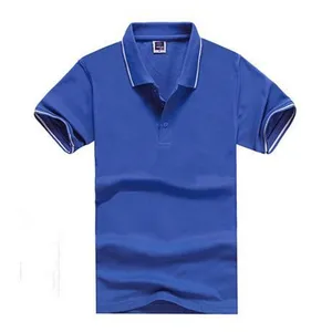 OEM Polo Shirt design Custom 210gsm 65% Cotton 35% Polyester Blank Work BluePolo Shirts with White Trim(A896) OEM Polo Shirt design Custom 210gsm 65% Cotton 35% Polyester Blank Work BluePolo Shirts with White Trim(A896)