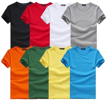 2017 China Custom Bulk T-shirt 100% Cotton High Quality Plain T-shirt ...