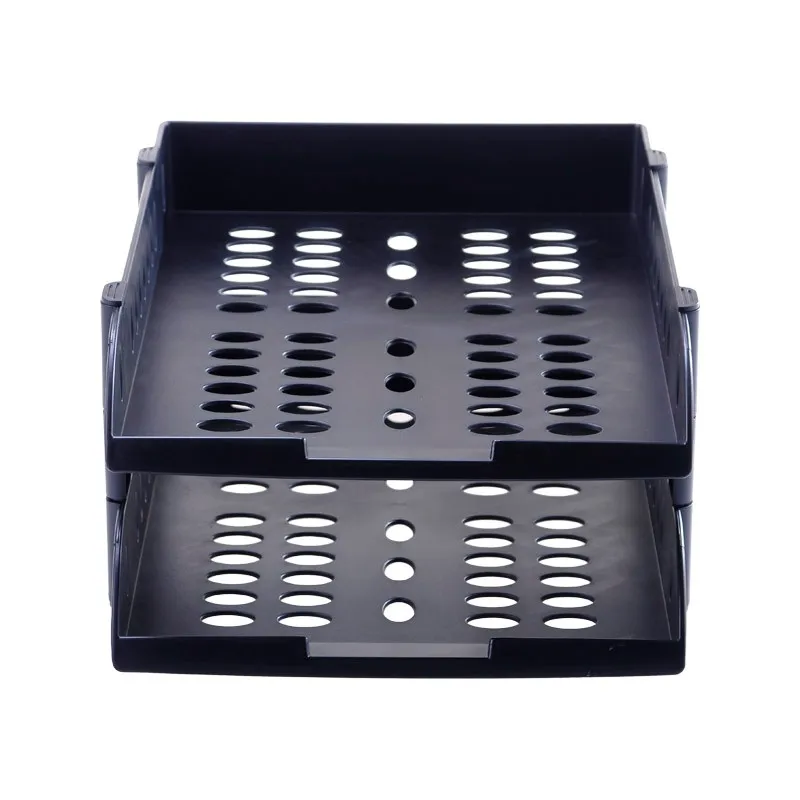 Us3022 Office Plastic Stacking File Tray Two Layers Buy File Tray