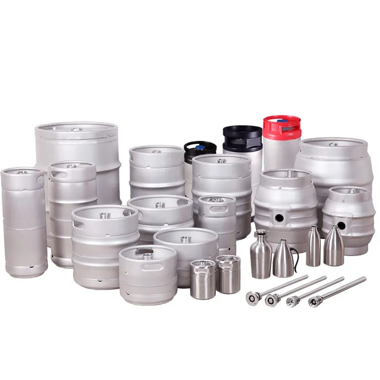 accept small order keg 304 stainless steel ECO and RSR 10l 15l 20l drum beer keg