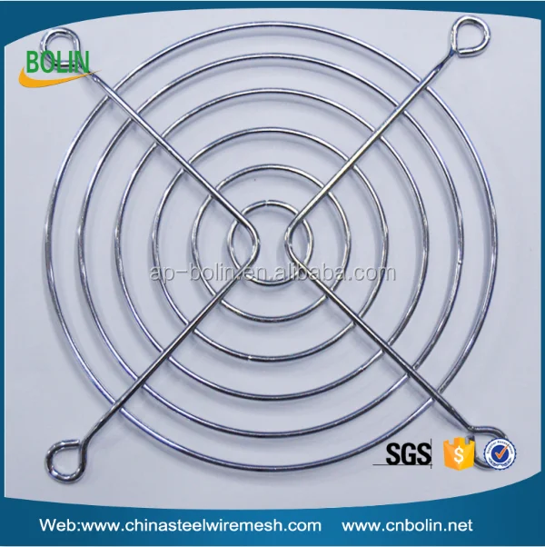 Condenser Fan Guards Cover Stainless Steel Fan Guard Grill Silver 140mm