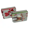Custom Print Thin Rectangular Metal Chocolate Box Rectangle Tea Storage Can For Gift Cookie Tin Metal Box