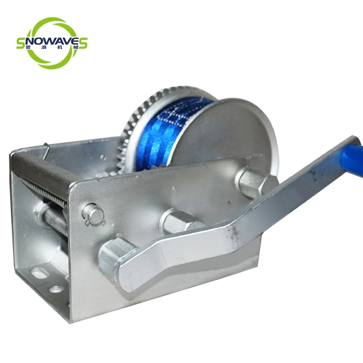 Hand Winch 3300lb 3 Gear Ratchet bing Length 7.5m Boat Winch