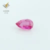 Step Cut Pear Shape 3# Light Rose Red Manufacturer Ruby Gemstone
