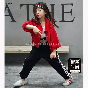 2018 Hip Hop Children Girls Street Dance Costume Fashion Wholesale
