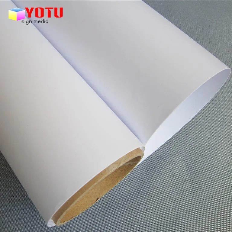 100 Micron Pvc Vinyl Sticker White Self Adhesive Vinyl Film - Buy 100 ...