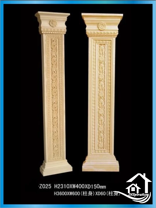 square pillar designs for home interiors Building interior wood square ...