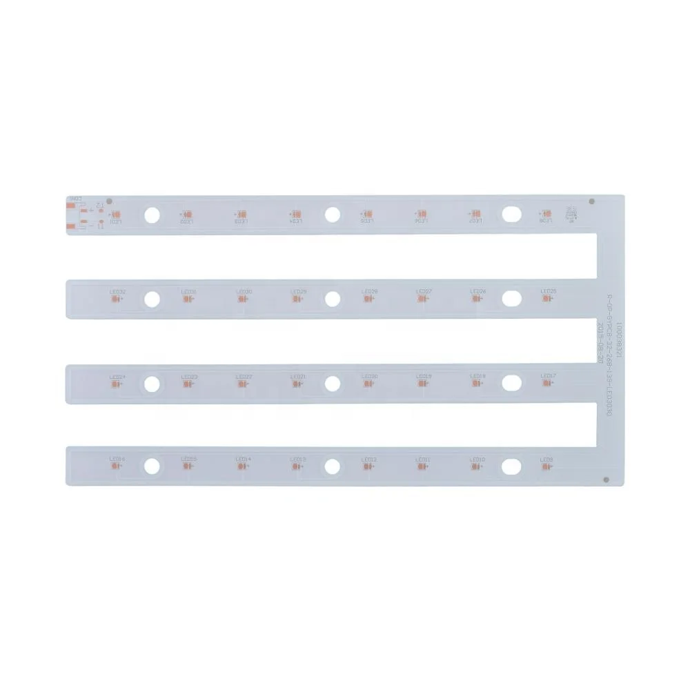 Hot sale CEM-1 94V0 long strip led pcb 100038321 single sided MCPCB for LED light