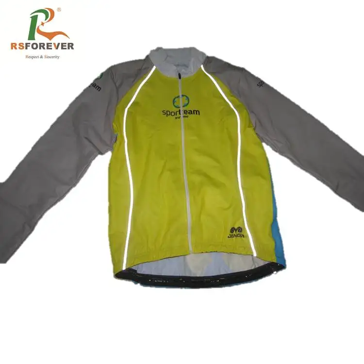 yellow cycling jacket women's