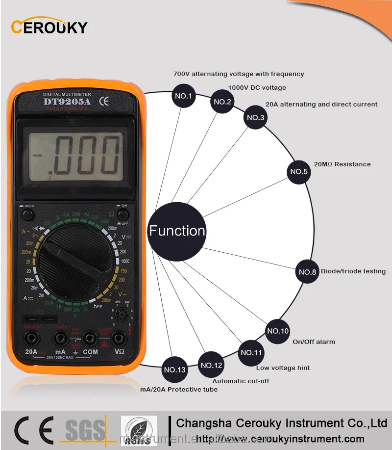 Dt832 Digital Multimeter Manual