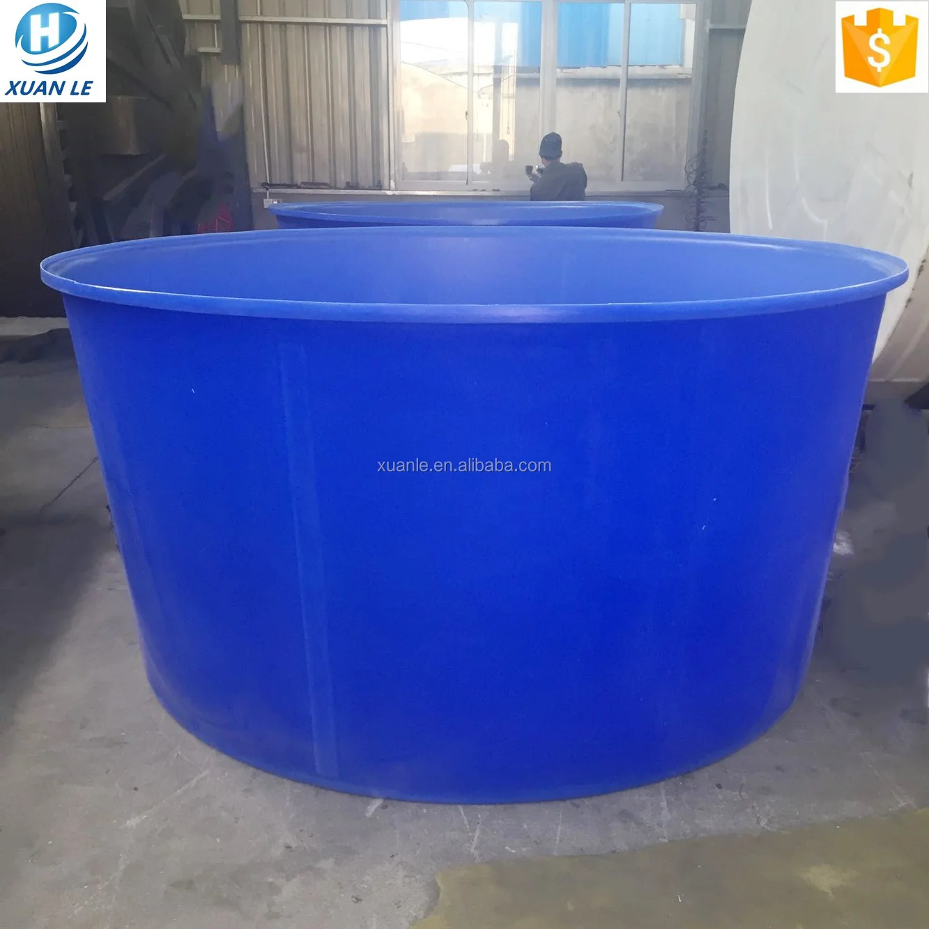 Multifunctional Food Grade Poly Plastic Large 1500liter Fish Farming