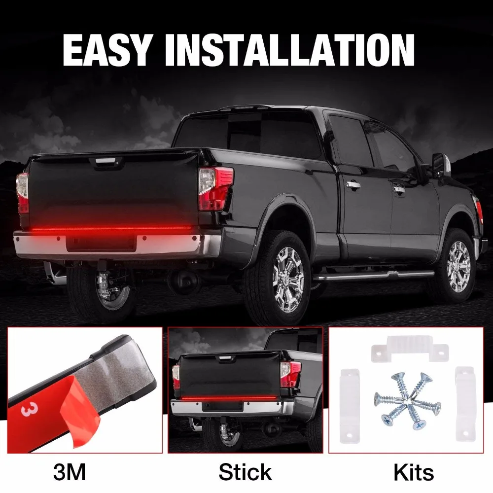 49 60 Inch 12v Led Strip Light Flexible Curved Triple Row Led Strip