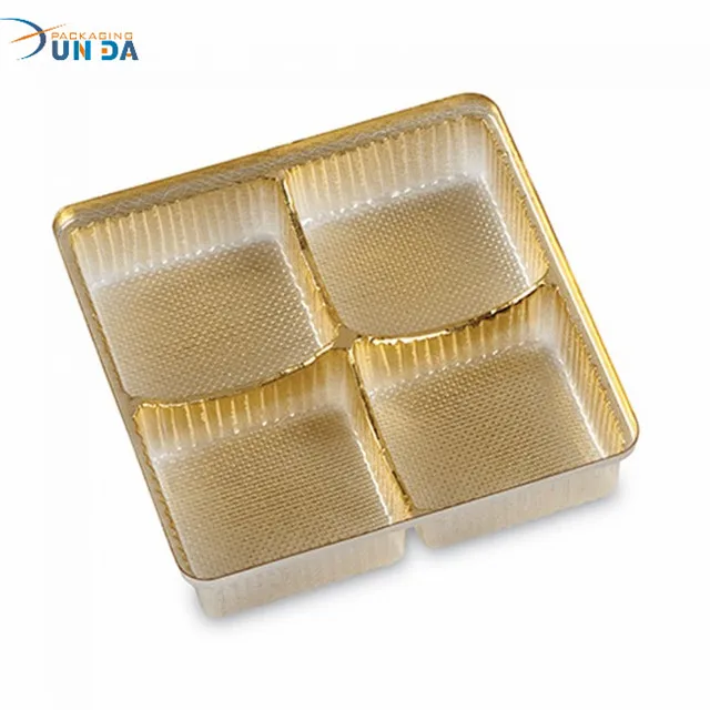 Wholesale Golden Plastic Thermoforming Chocolate Insert Tray Buy