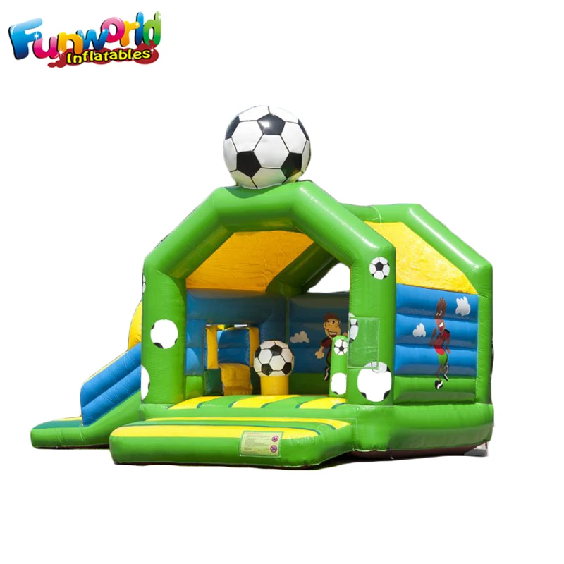 Popular Football Bouncer Castle Inflatable Soccer Bounce House For Kids Buy Inflatable Soccer