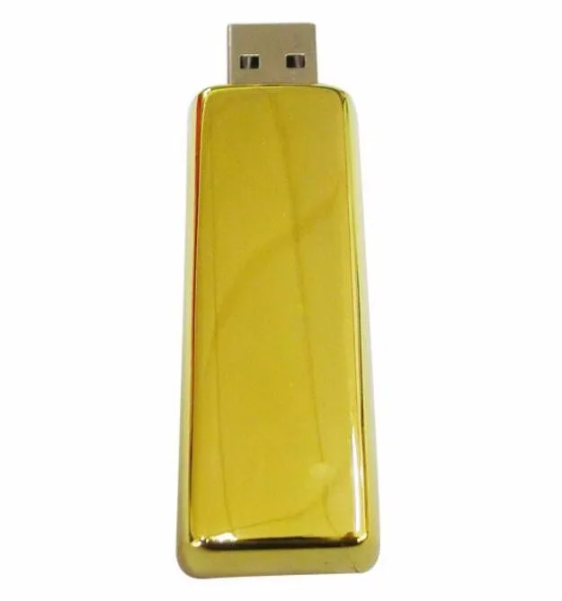 Free sample gold bar usb flash drive customized logo - ANKUX.COM