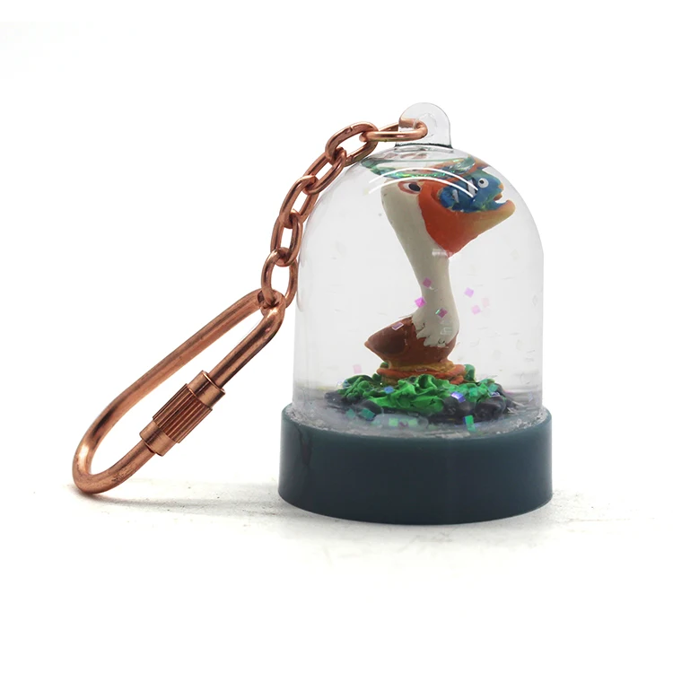 Small Crocodile Plastic Aqua Mini Snow Globes Bulk Buy Mini Snow