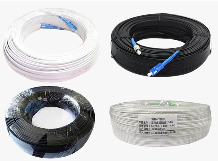 Simplex Fiber Globle Drop Cable Patch Cord Pictures