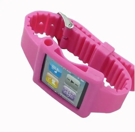 
For Apple iPod Nano 6 silicone Sports Watch band 
