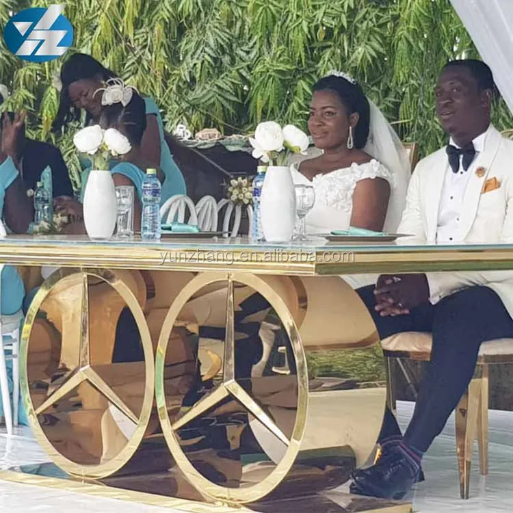 Stainless Steel Wedding Dining Table