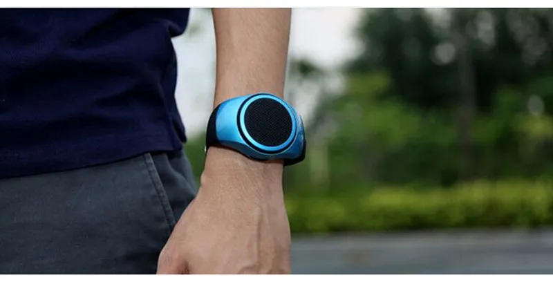 Smart wristband watch speaker mine wireless hands-free mini speaker 3w - ANKUX.COM