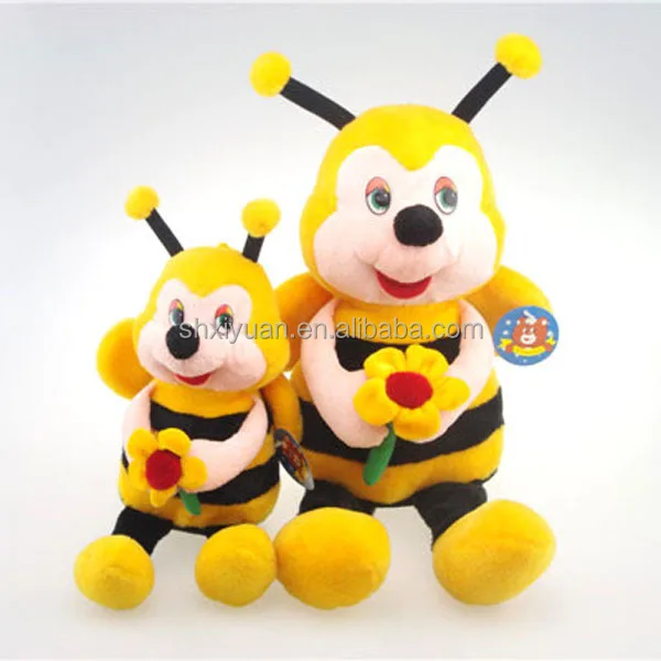 fluffy bee plush