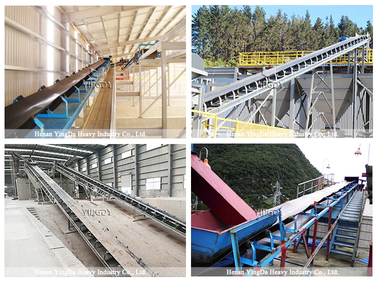 Flat belt conveyor machine